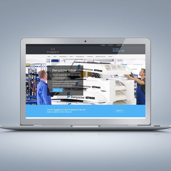 Southern Sales – industrial Website Design
