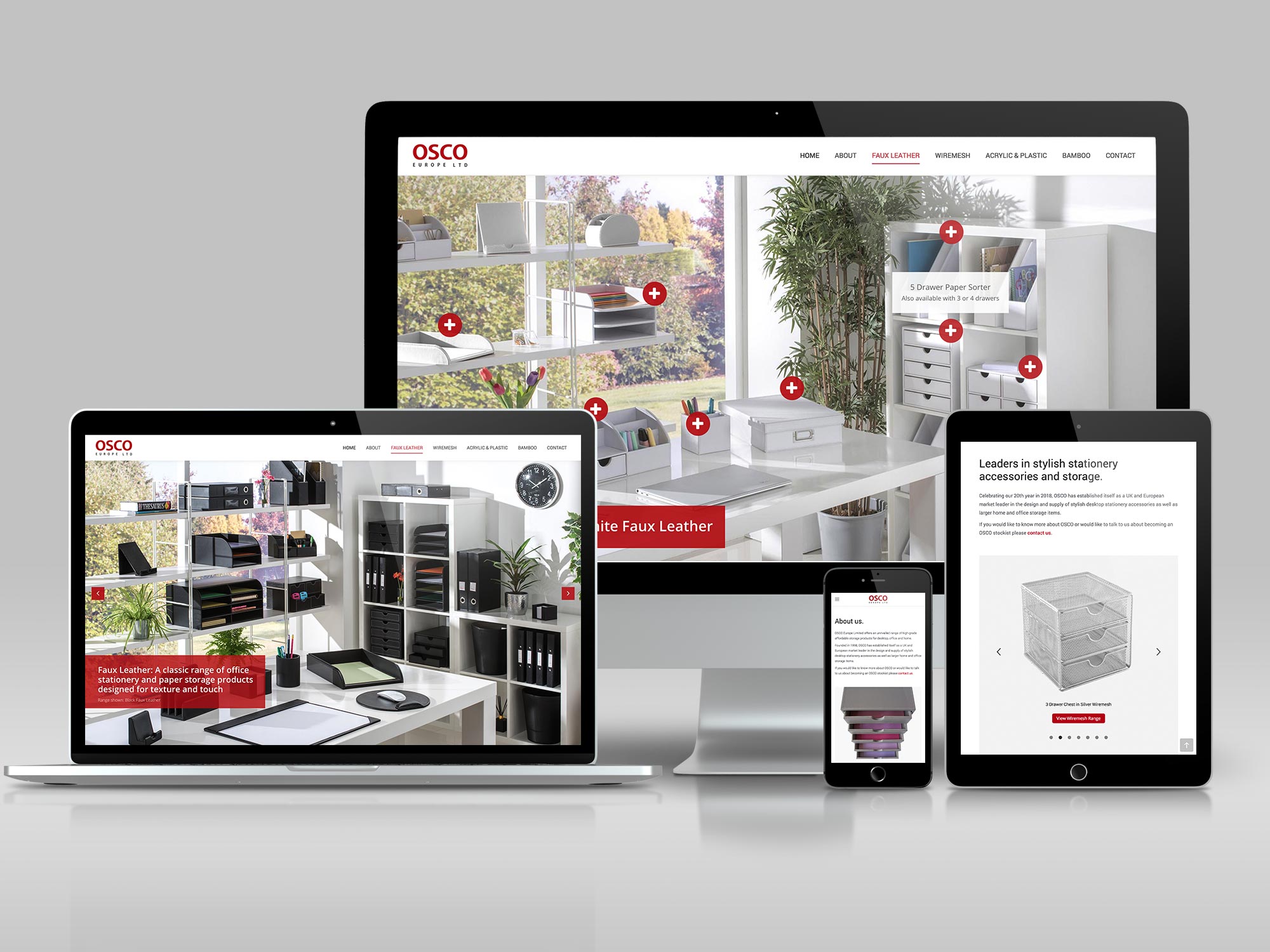 New Website Design For Importer Osco Europe Thrive Digital